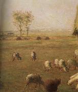 Jean Francois Millet Detail of  Spring,haymow oil